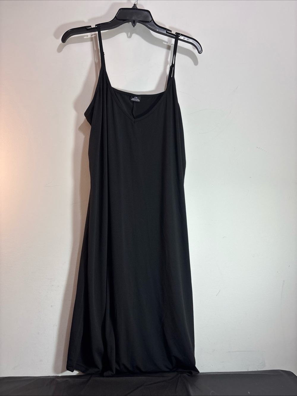 City Chic Classic Black Slip Dress - Lightweight Everyday Style. 1434
